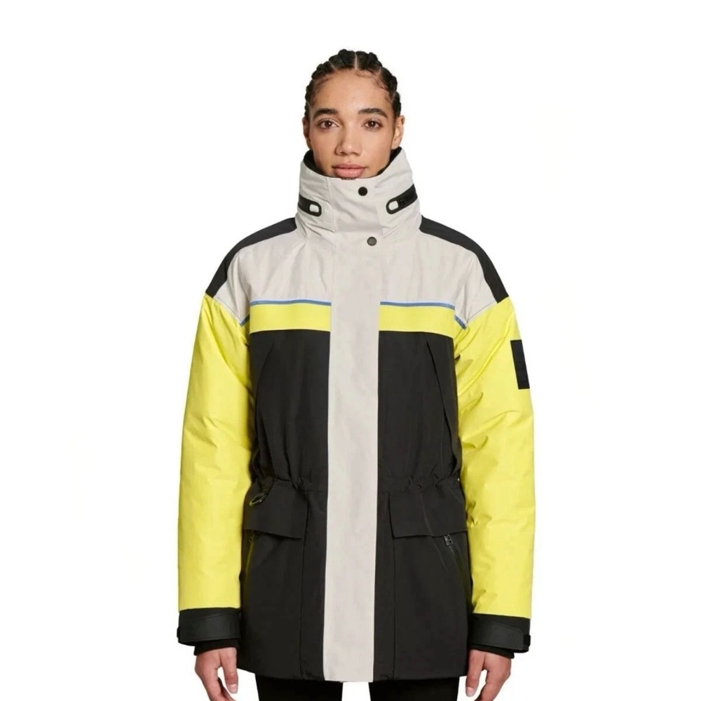 Ski-Doo Snowmobile Women's Typha X KANUK Jacket X-Small Hi-Vis Yellow 4560430426